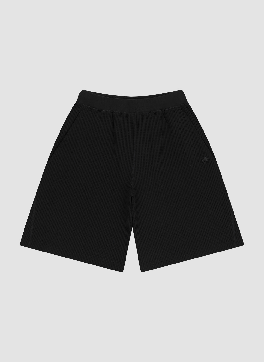 ワッフルユニトレイルショーツ - ブラック