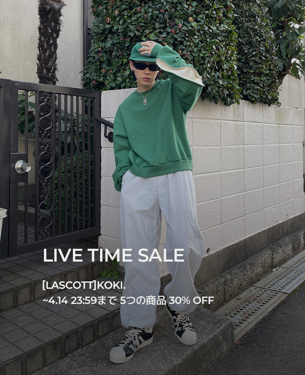[LASCOTT] LIVE TIME SALE