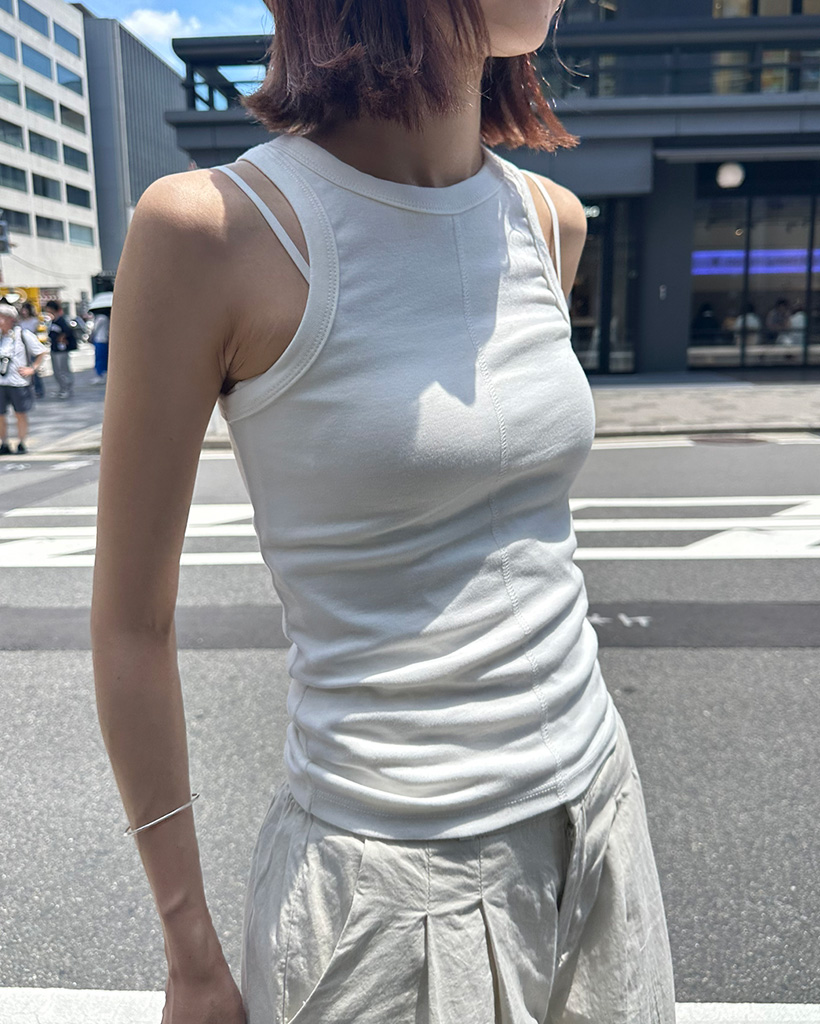 センターシームタンクトップ | ファッション通販サイト NUGU