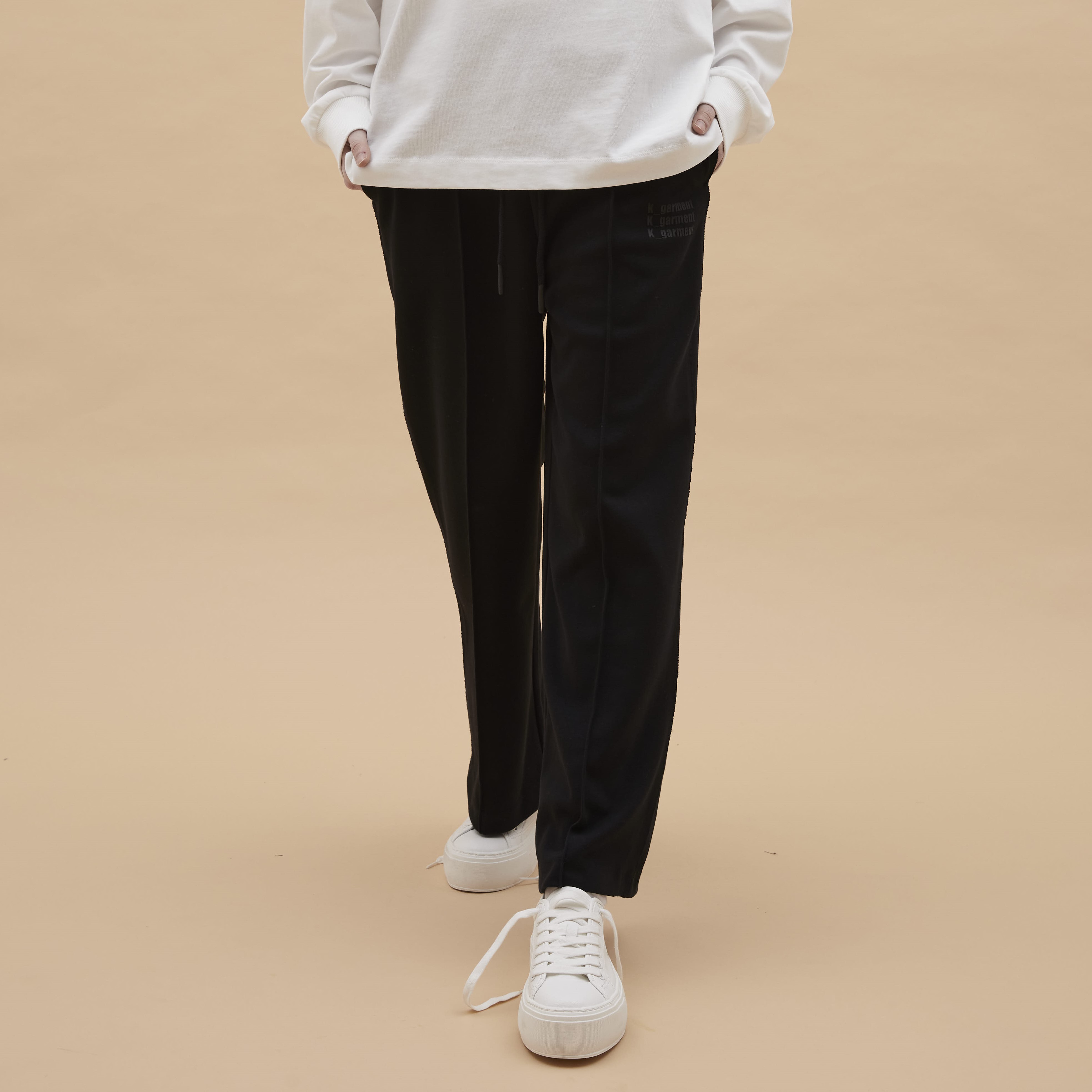 (UNI) PIN TUCK PANTS