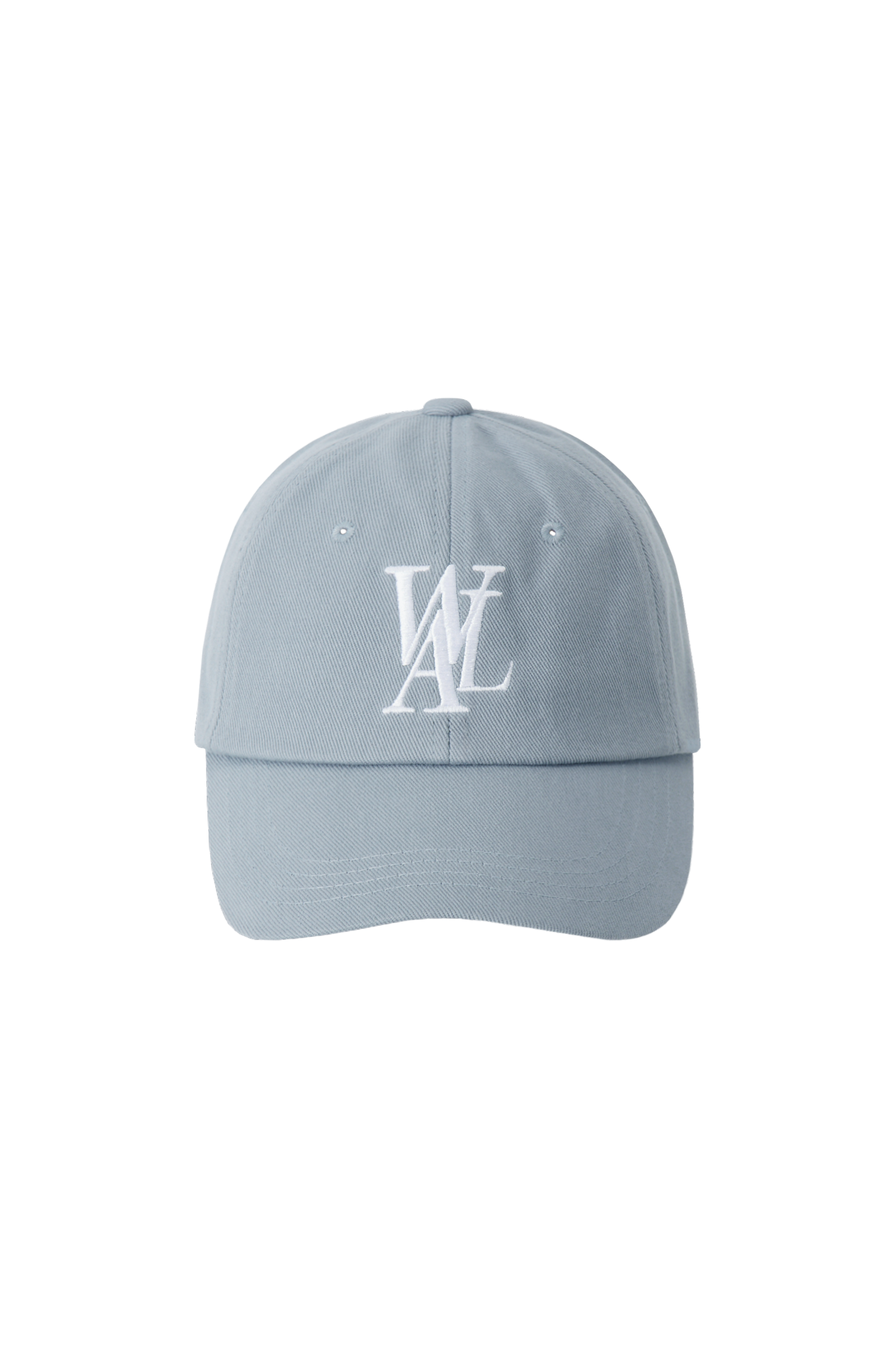 [K-POPアイドル着用] Signature Logo ball cap - DUSTY BLUE