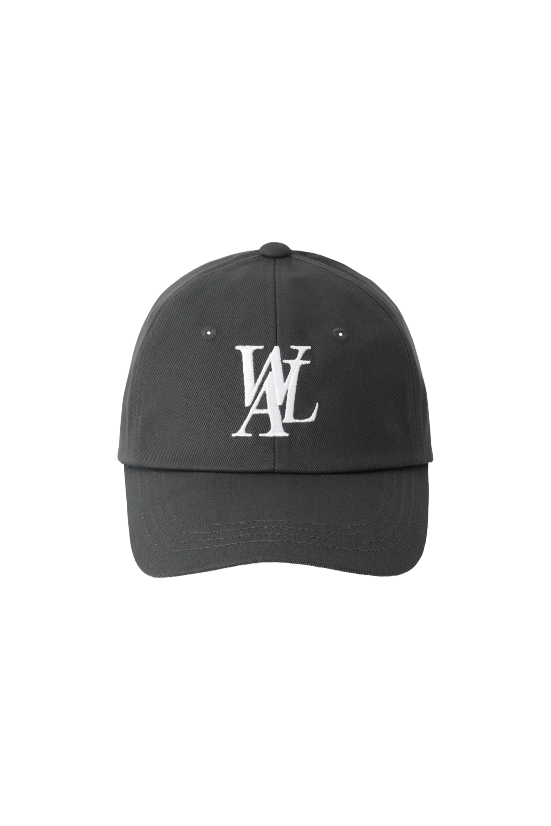 [K-POPアイドル着用] Signature Logo ball cap - CHARCOAL