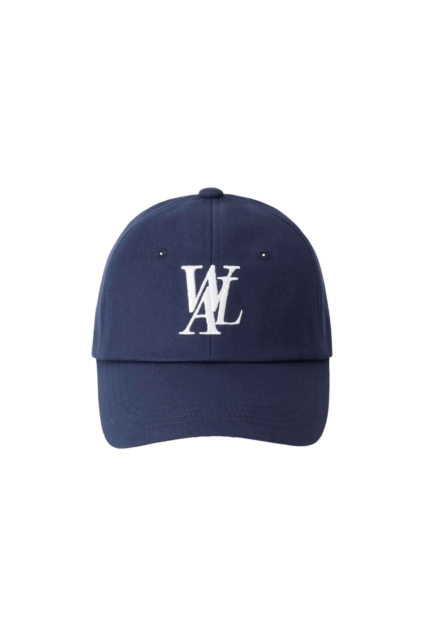 [K-POPアイドル着用] Signature Logo ball cap - NAVY