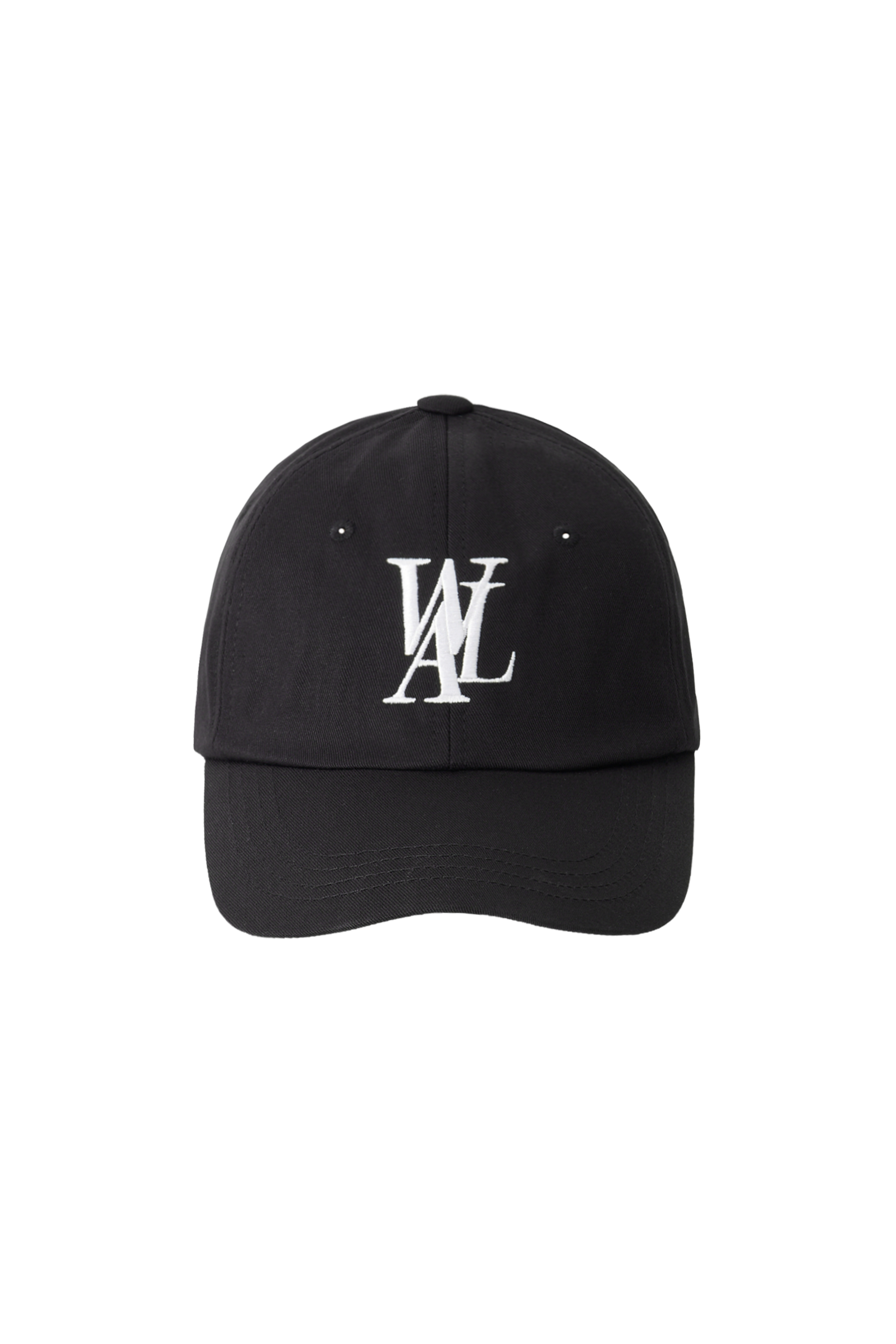 [K-POPアイドル着用] Signature Logo ball cap - BLACK