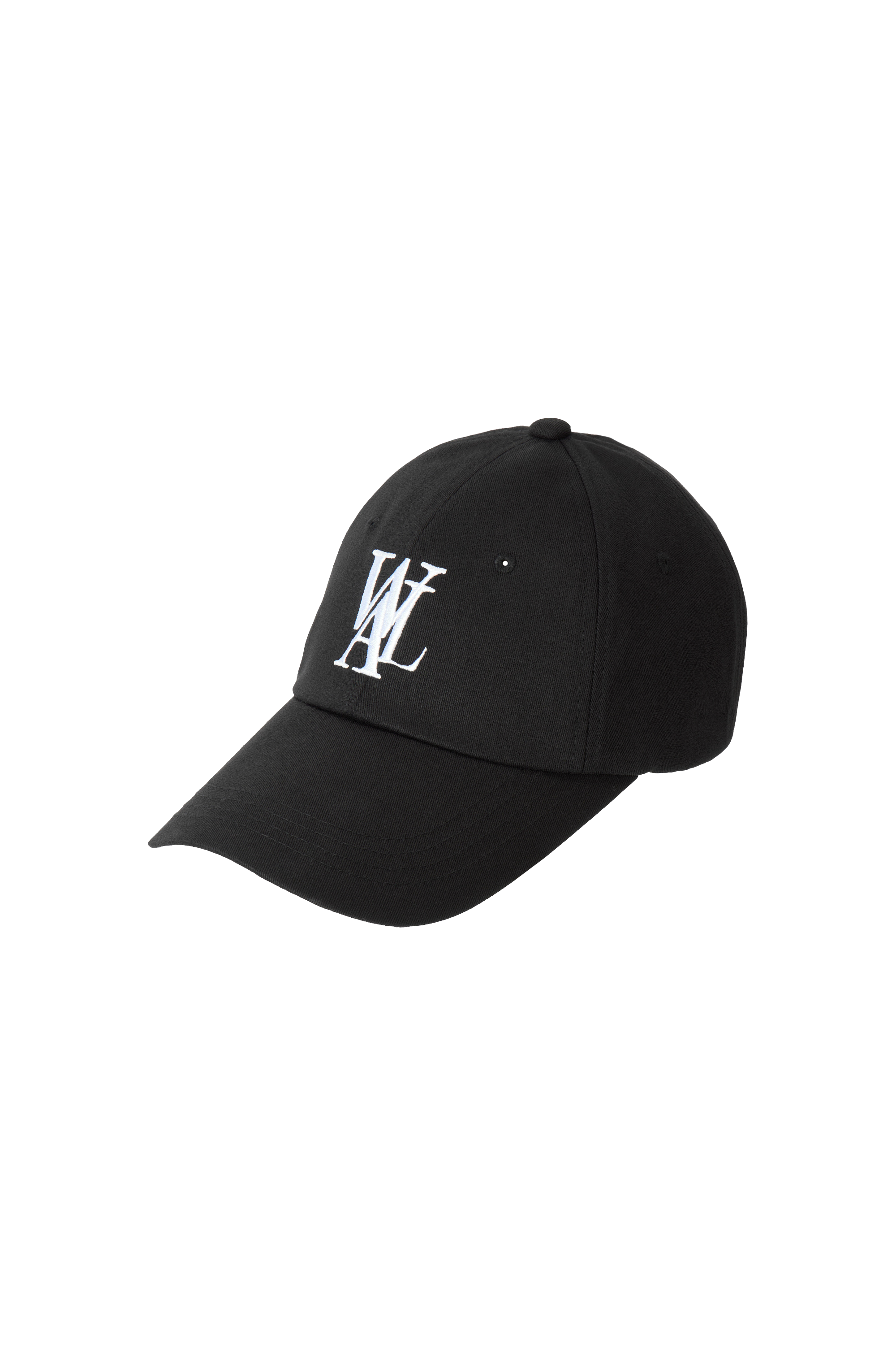 Deep signature logo ball cap - BLACK
