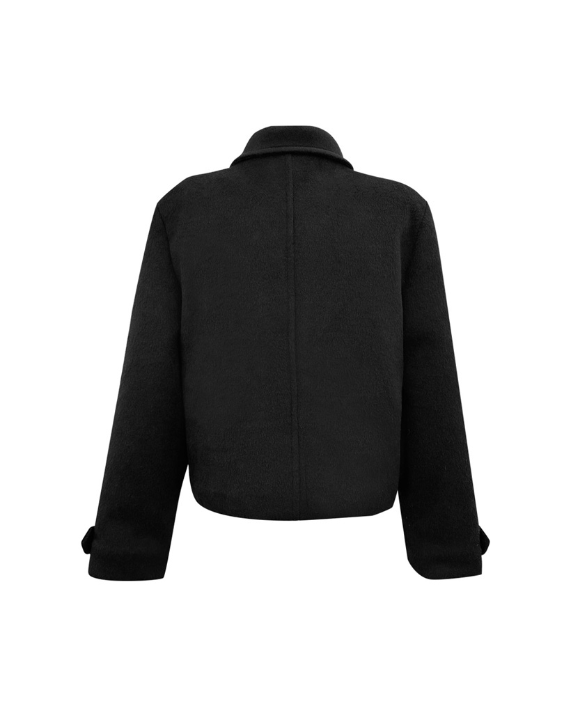 極美 90S J.CREW ベルテッド ウール ハーフコート ビッグカラーダッフルハーフコート | ファッション通販サイト NUGU