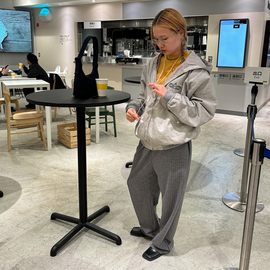 ストライプゴムワイドパンツ | ファッション通販サイト NUGU