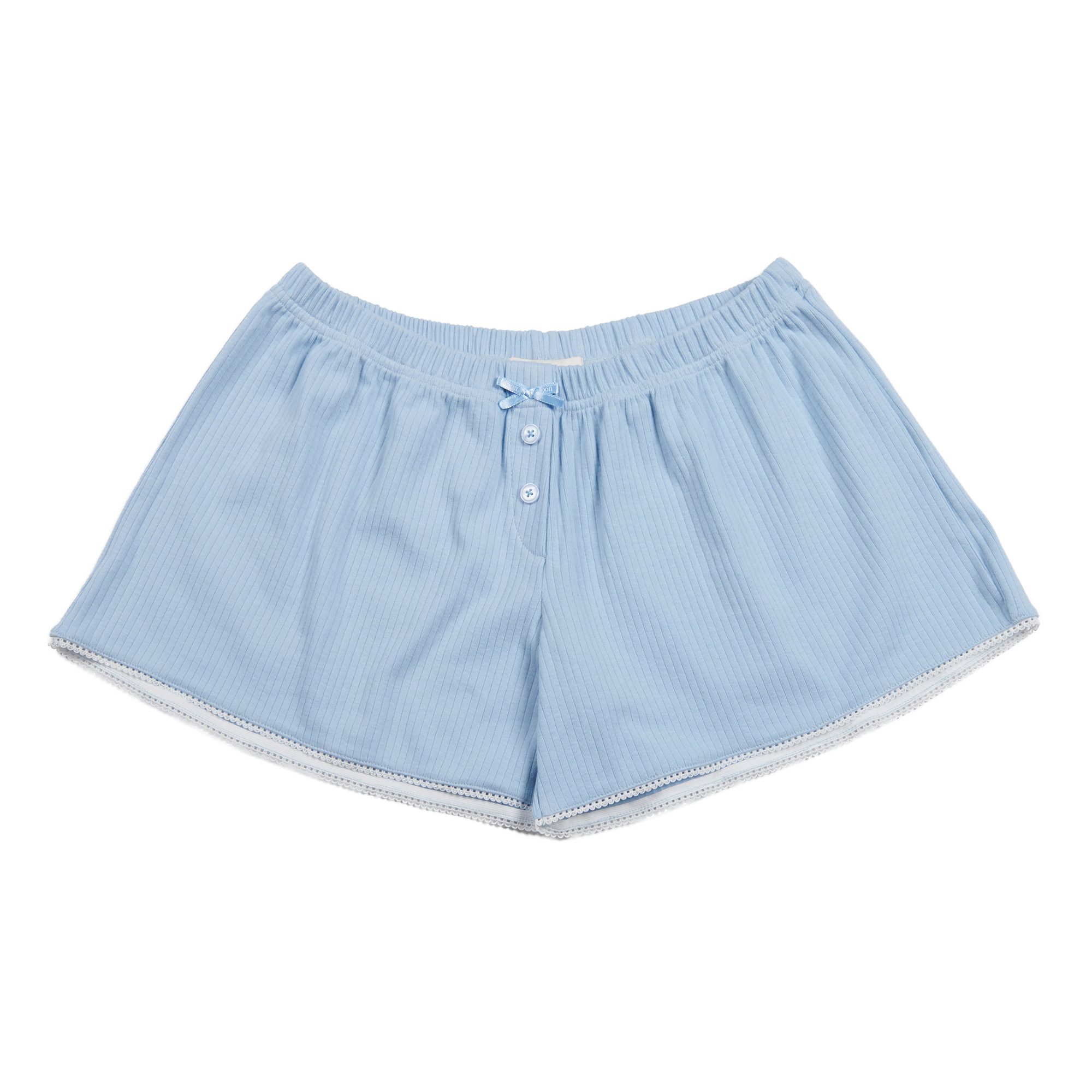 ribbon shorts (blue)