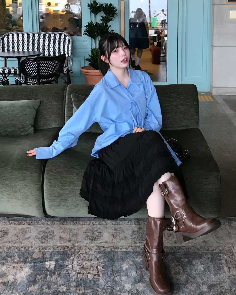 mayufuji様　ご確認用 GU公式 | ファインフィットオブリークトゥブーツ