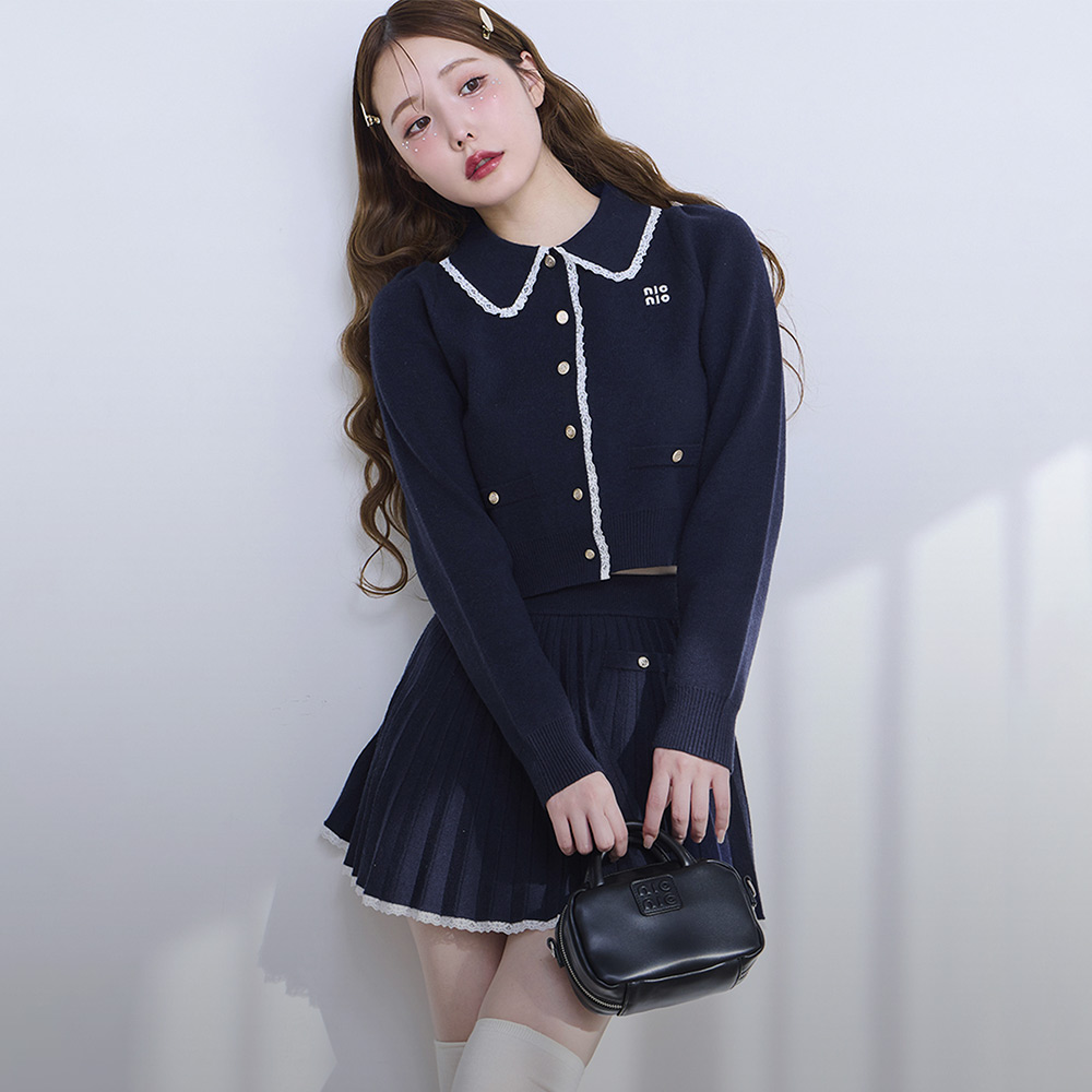 andy an ミックス ツイード バックカット プリーツ フレア ドレス andy an ミックス ツイード バックカット 邪悪 プリーツ フレア