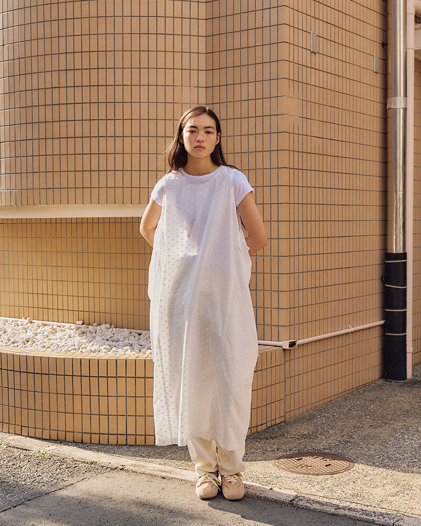 ★ rolarola★ TIE RIBBON SLEEVELESS ONEPIECE IVORY 50085896 TIE RIBBON SLEEVELESS ONEPIECE IVORY - ROLAROLA | 60
