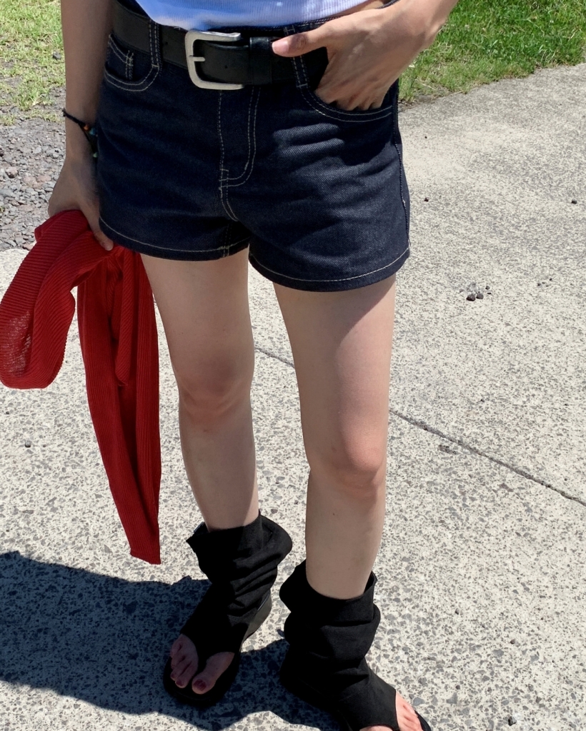 デニムショートパンツ(4color) | ファッション通販サイト NUGU