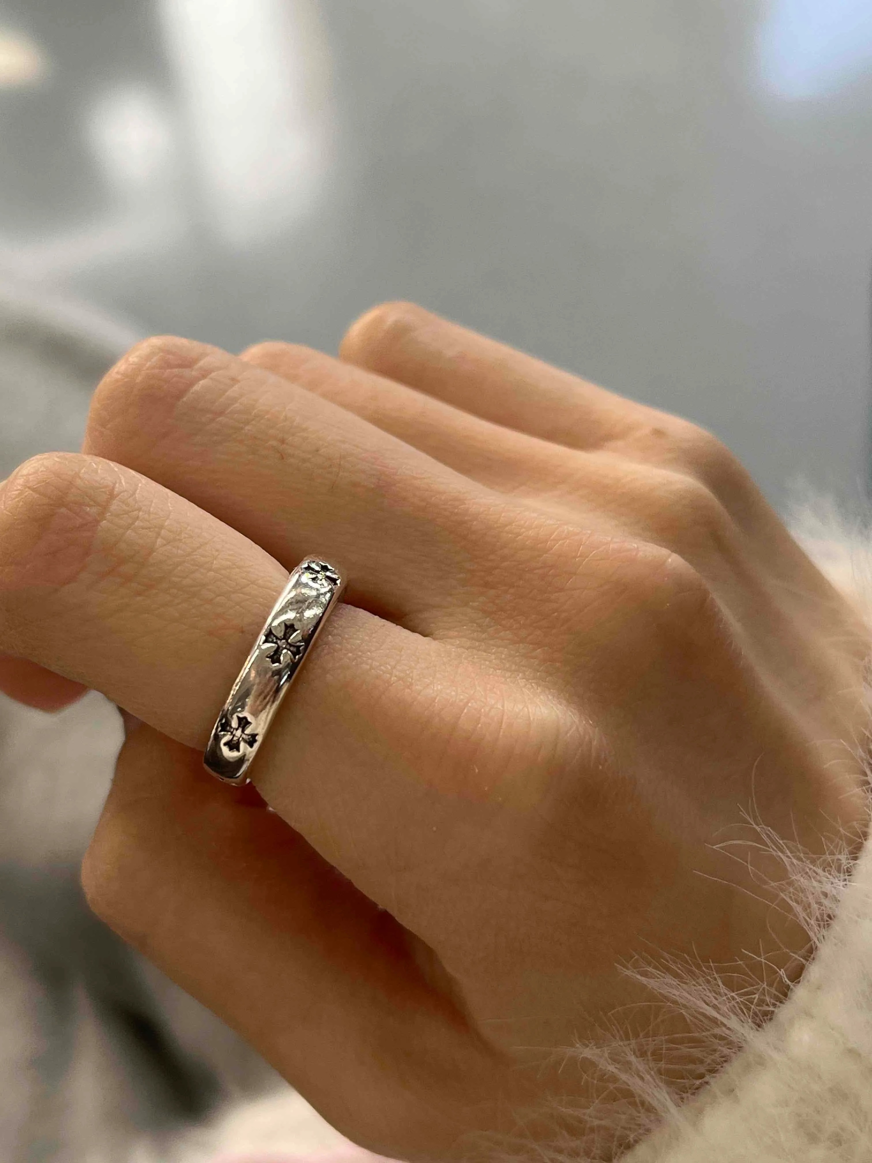 [SILVER925] Cross Open Ring