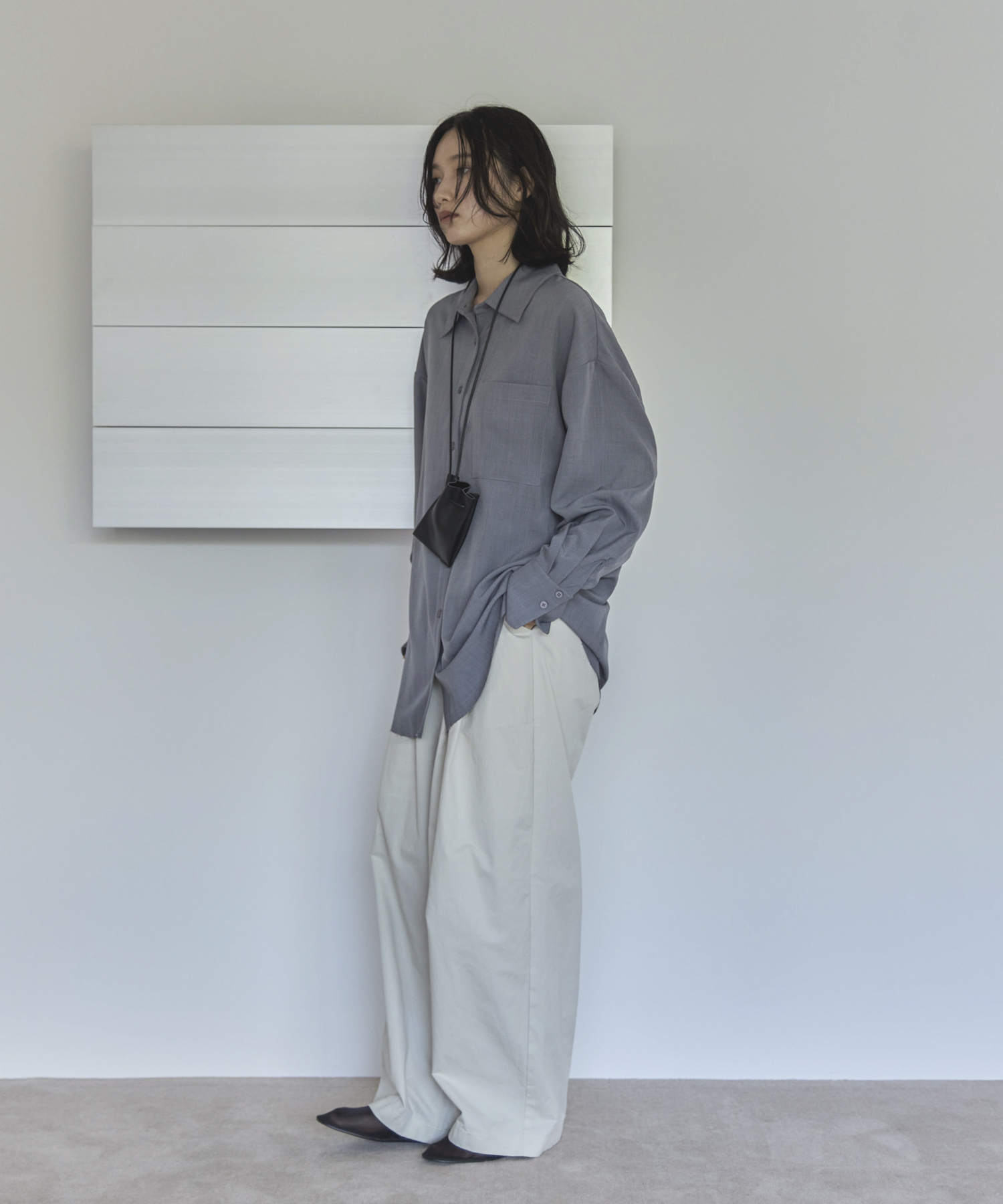 ページ✩.*˚ カットオフオーバーシャツ | ファッション通販サイト NUGU