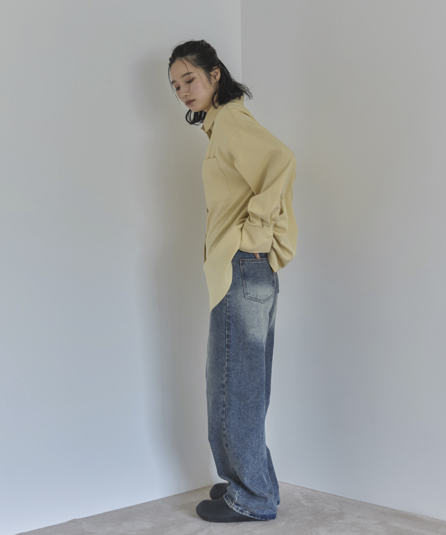 カットオフオーバーシャツ | ファッション通販サイト NUGU