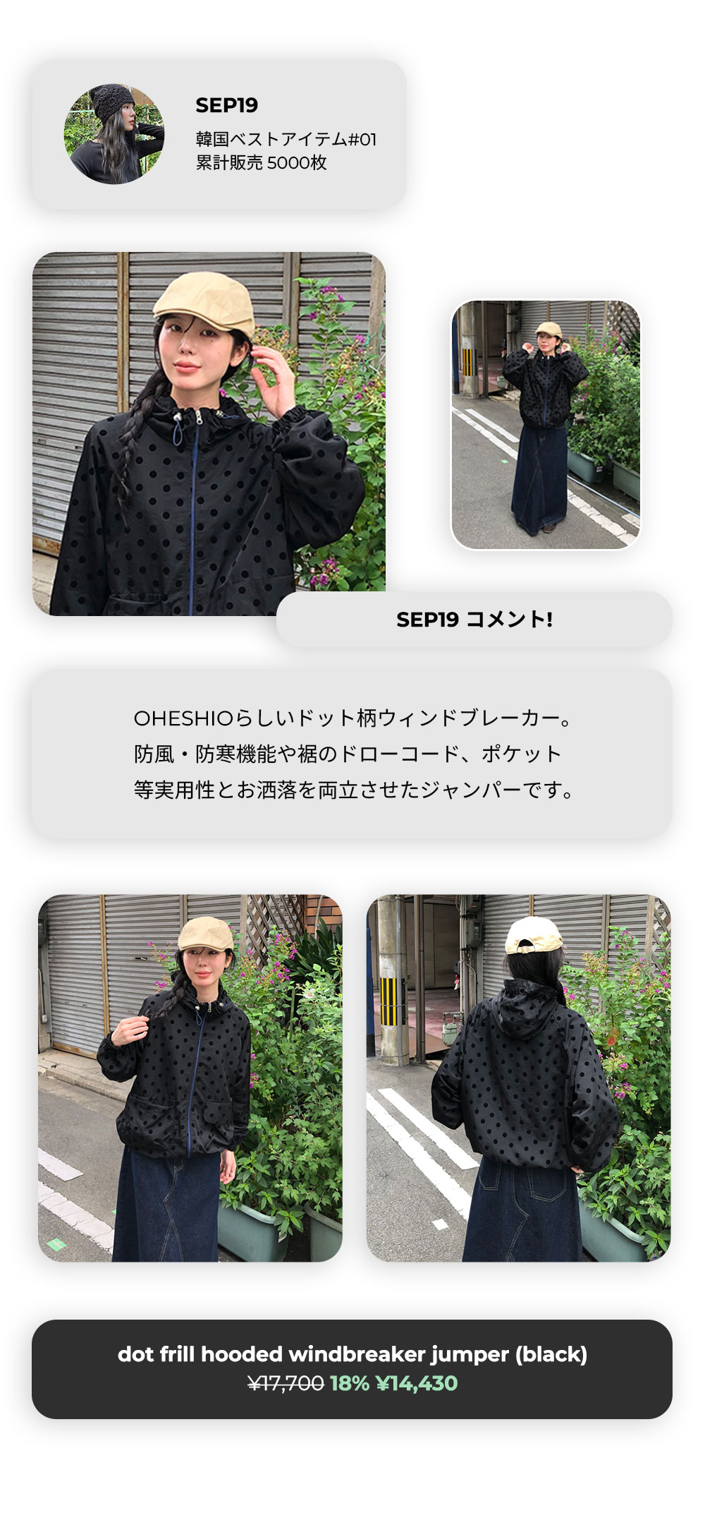 OHGA RUFFLE SHOULDER 新品☆未使用 AMBIDEX Store ○PREMIUM天竺 SHOULDER FRILL プルオーバー(F