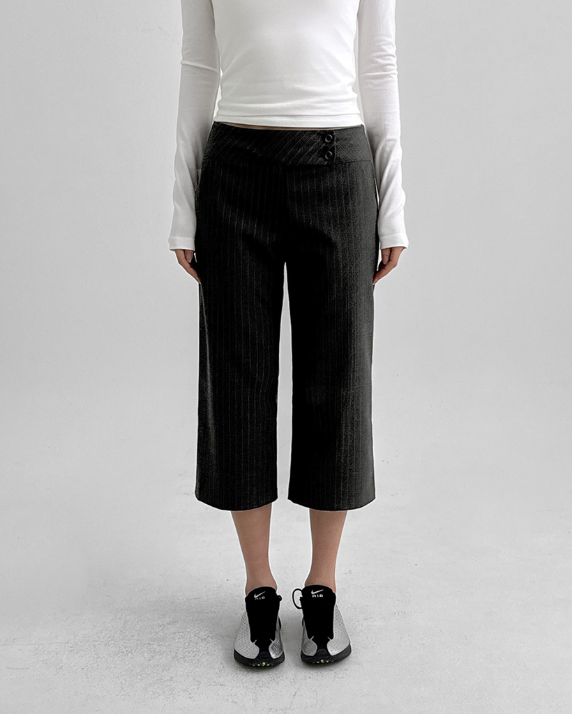 ■ 大きいサイズ ■ バーバリー ゴルフ ストライプ サブリナ パンツ 17号 original]ストライプカプリパンツ | ファッション通販サイト NUGU