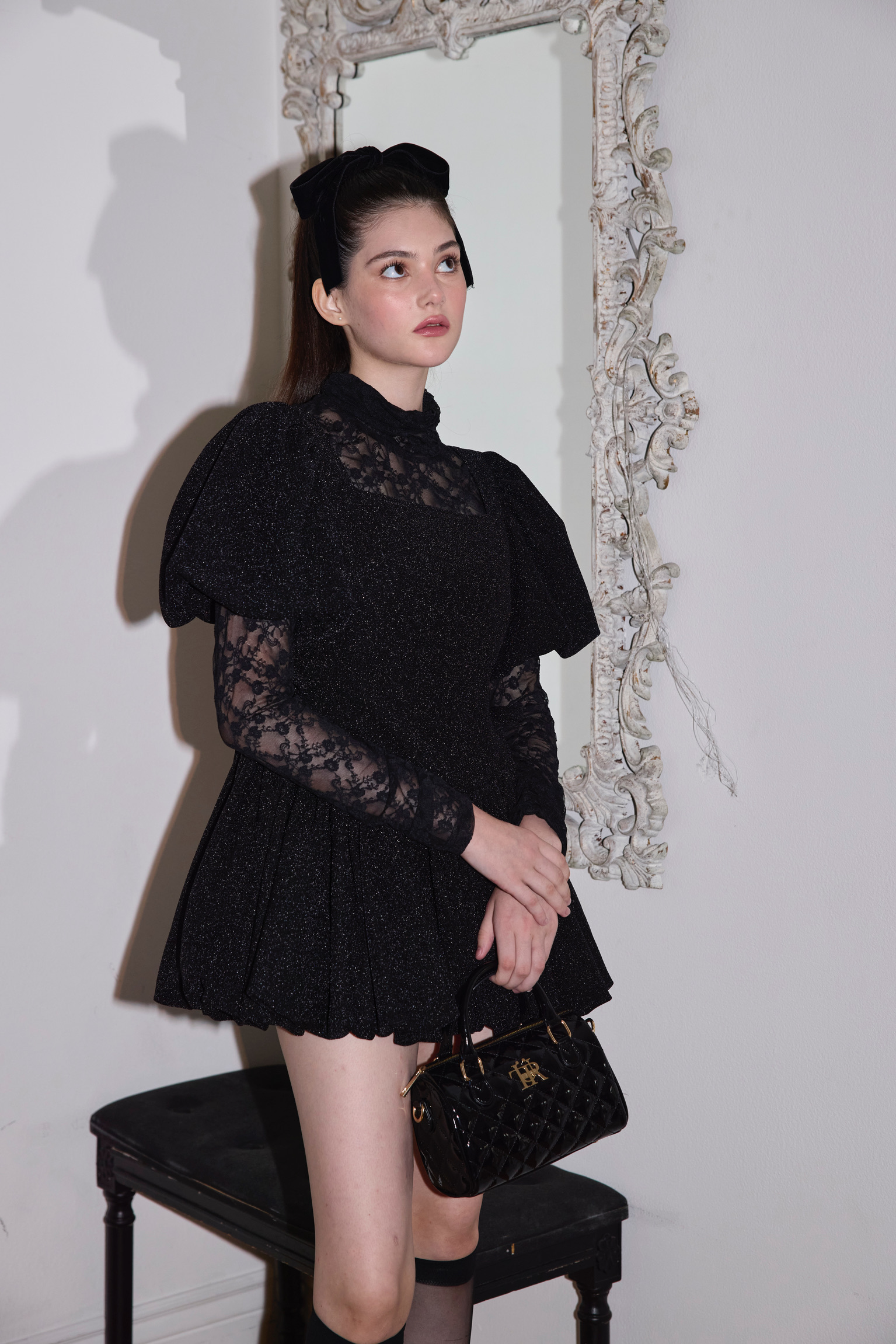 puff sleeve ballon mini one piece | ファッション通販サイト NUGU