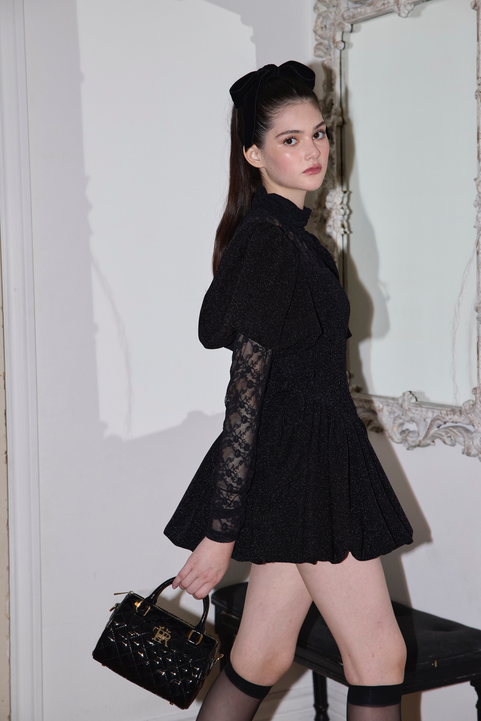 puff sleeve ballon mini one piece | ファッション通販サイト NUGU