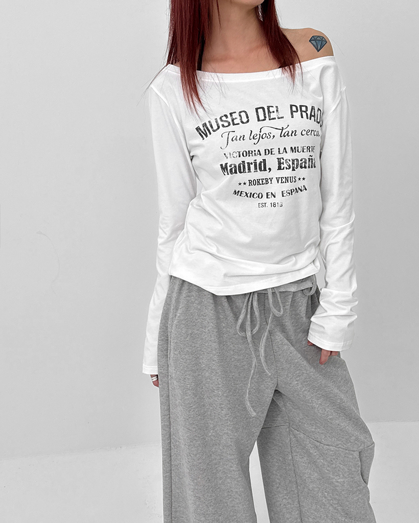 original]オフショル長袖Tシャツ | ファッション通販サイト NUGU