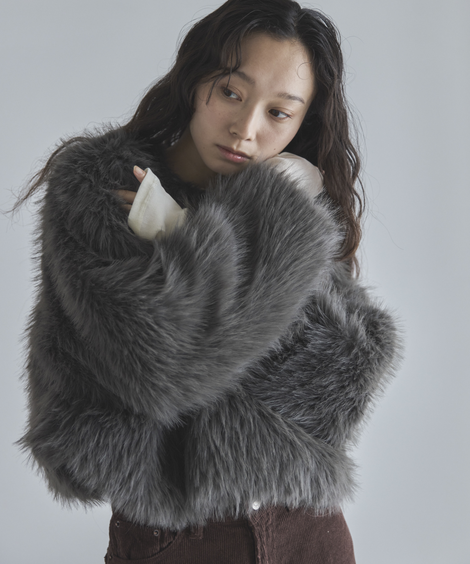 フェイクファーショートコート | ファッション通販サイト NUGU