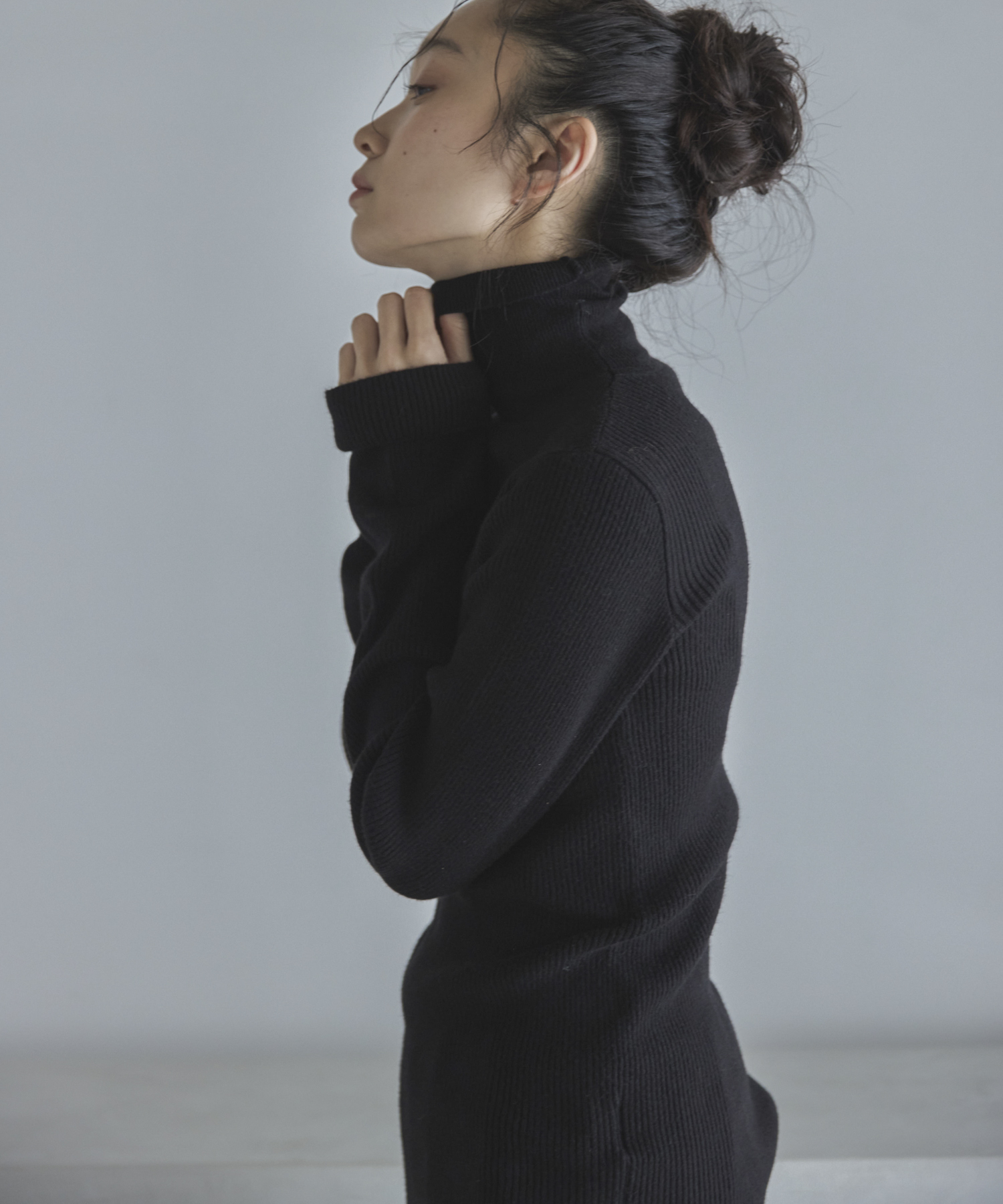 ハンドウォッシャブル】ベーシックハイネックニット | ファッション