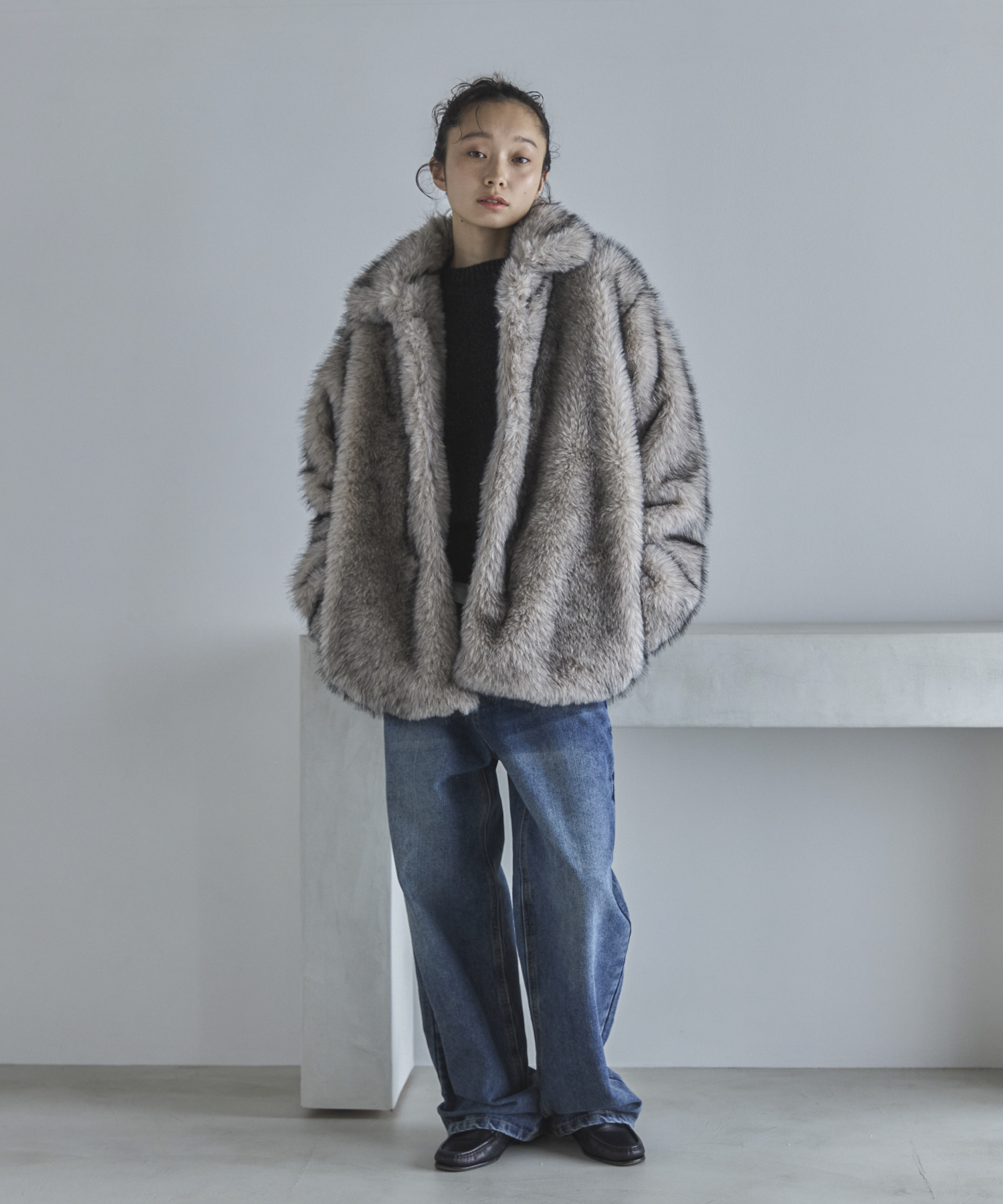 ミックスファーミドルコート | ファッション通販サイト NUGU