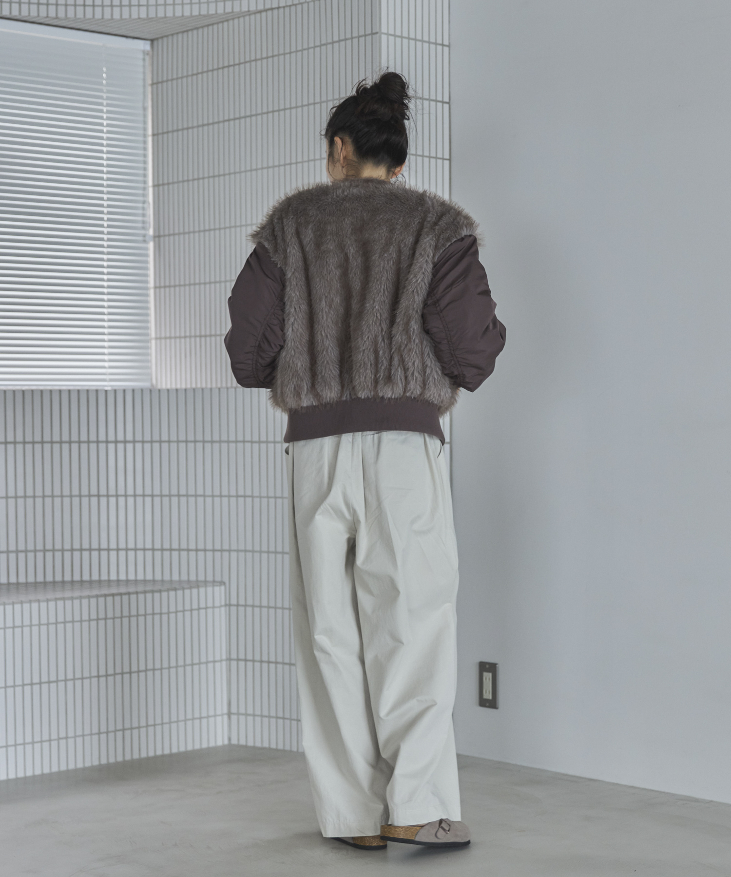 ミックスファードッキングMA-1 | ファッション通販サイト NUGU