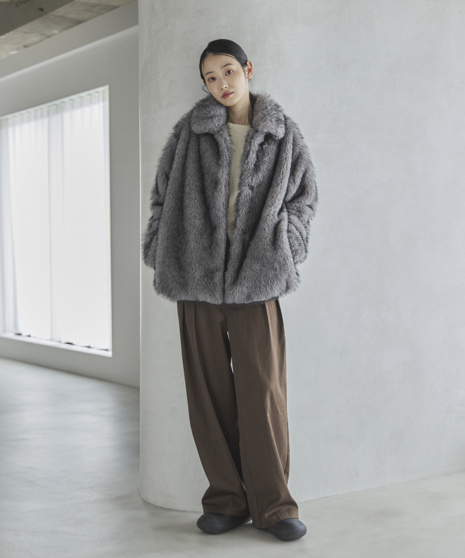 ミックスファーミドルコート | ファッション通販サイト NUGU