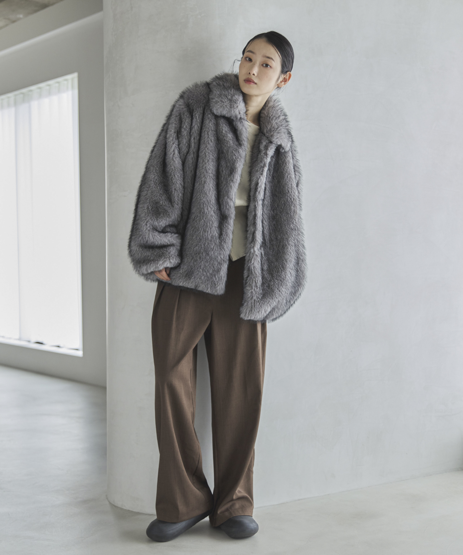 ミックスファーミドルコート | ファッション通販サイト NUGU