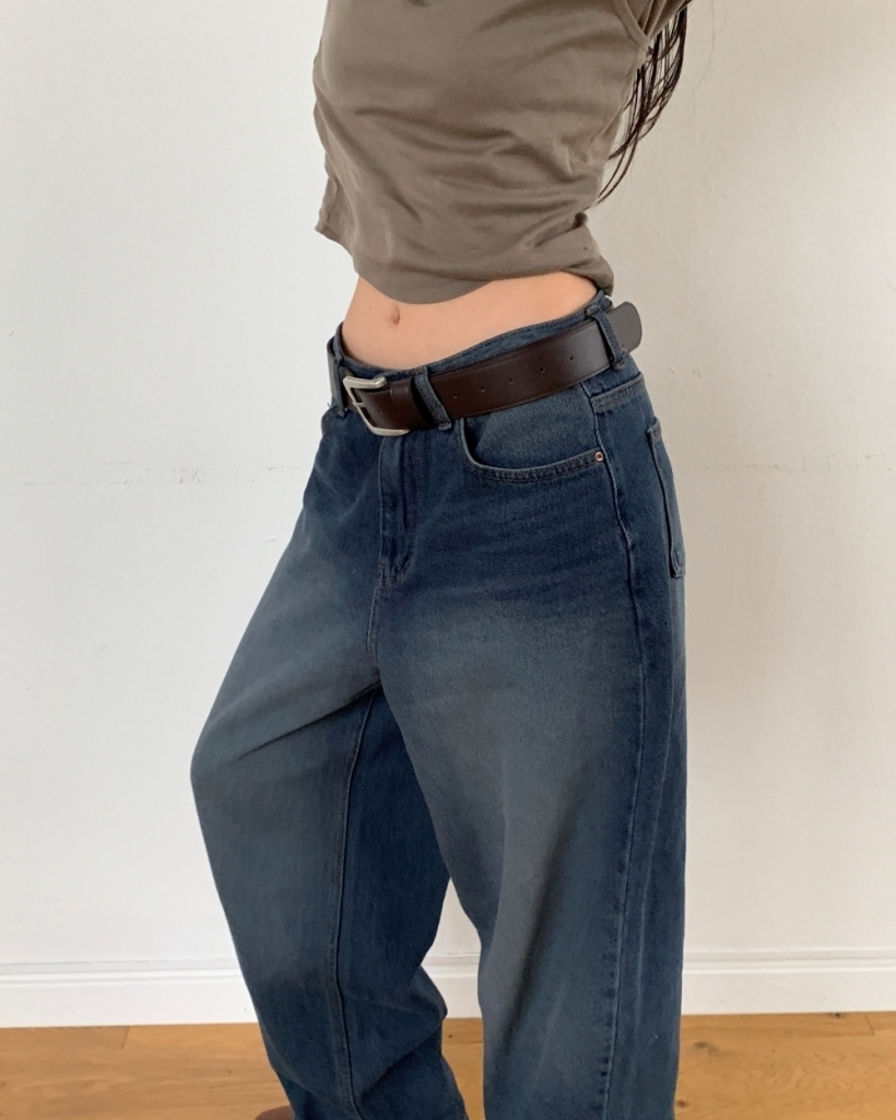 ワイドヴィンテージウォッシュデニムパンツ | ファッション通販サイト NUGU
