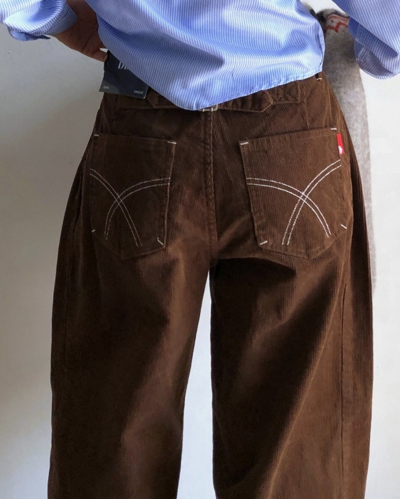 サイドフリップコーデュロイパンツ