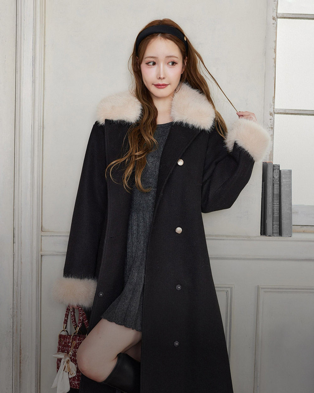 SOMEWHEREBUTTER トレンチコート ベージュ 韓国 トレンチコート特集