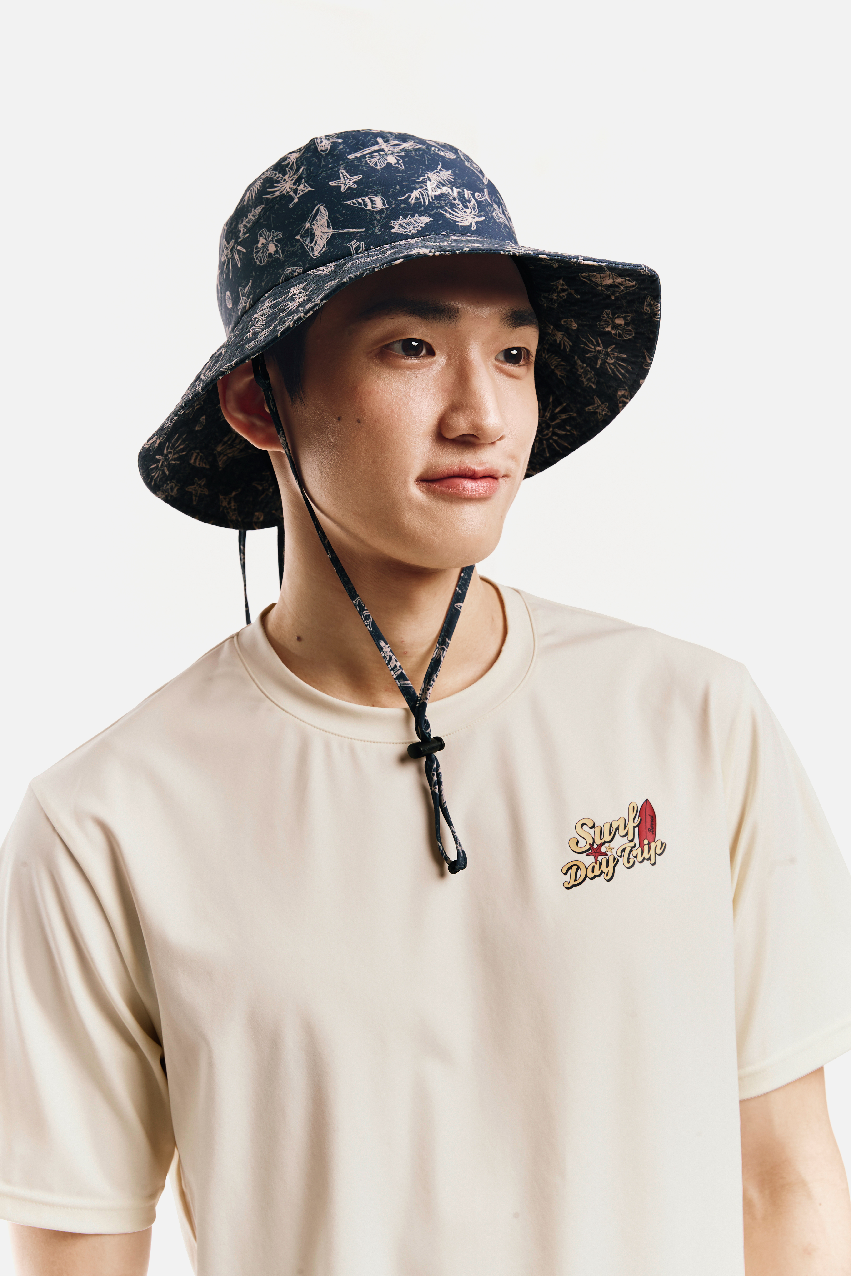 CAPRI WIDE BEACH HAT NAVY