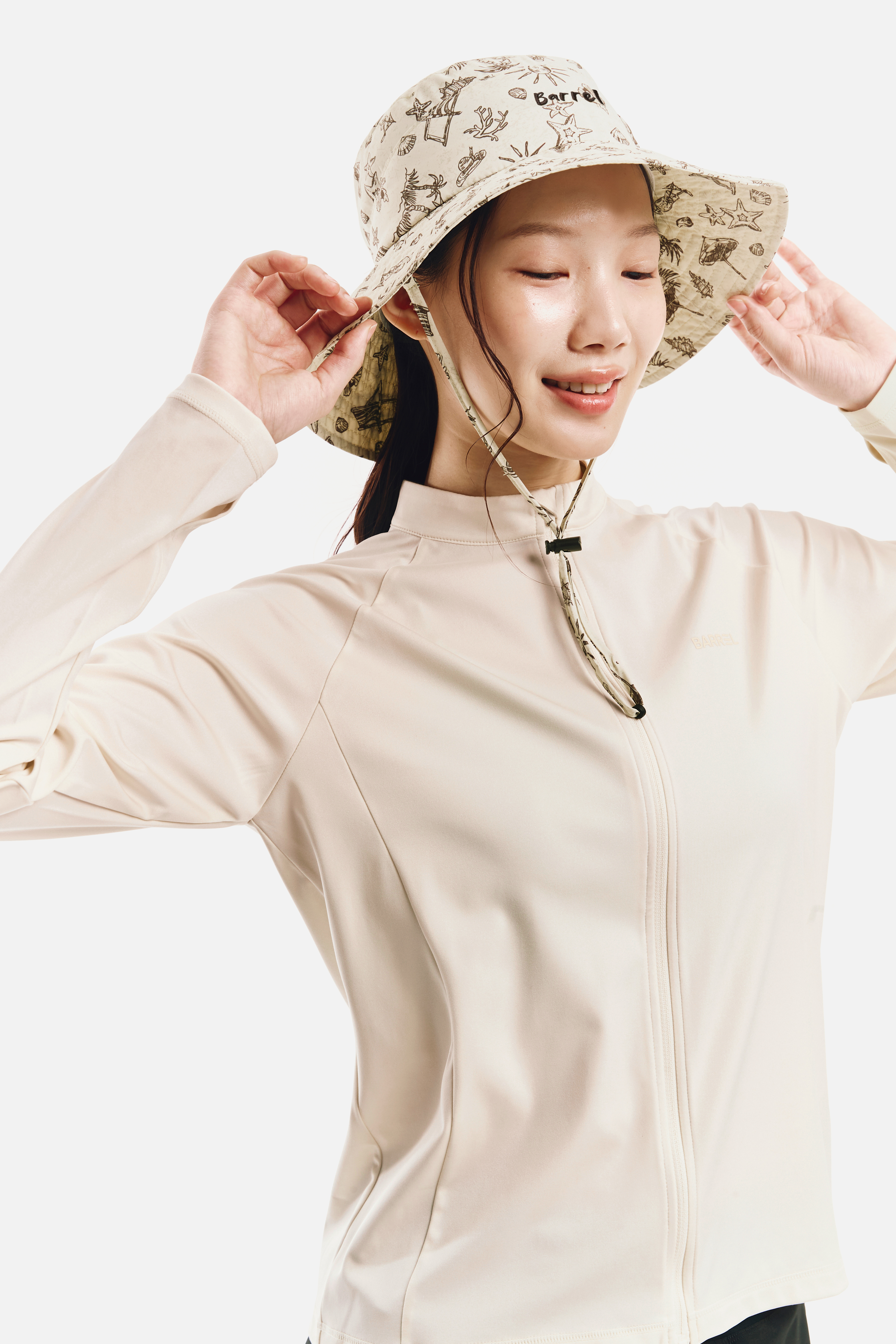 CAPRI WIDE BEACH HAT BEIGE