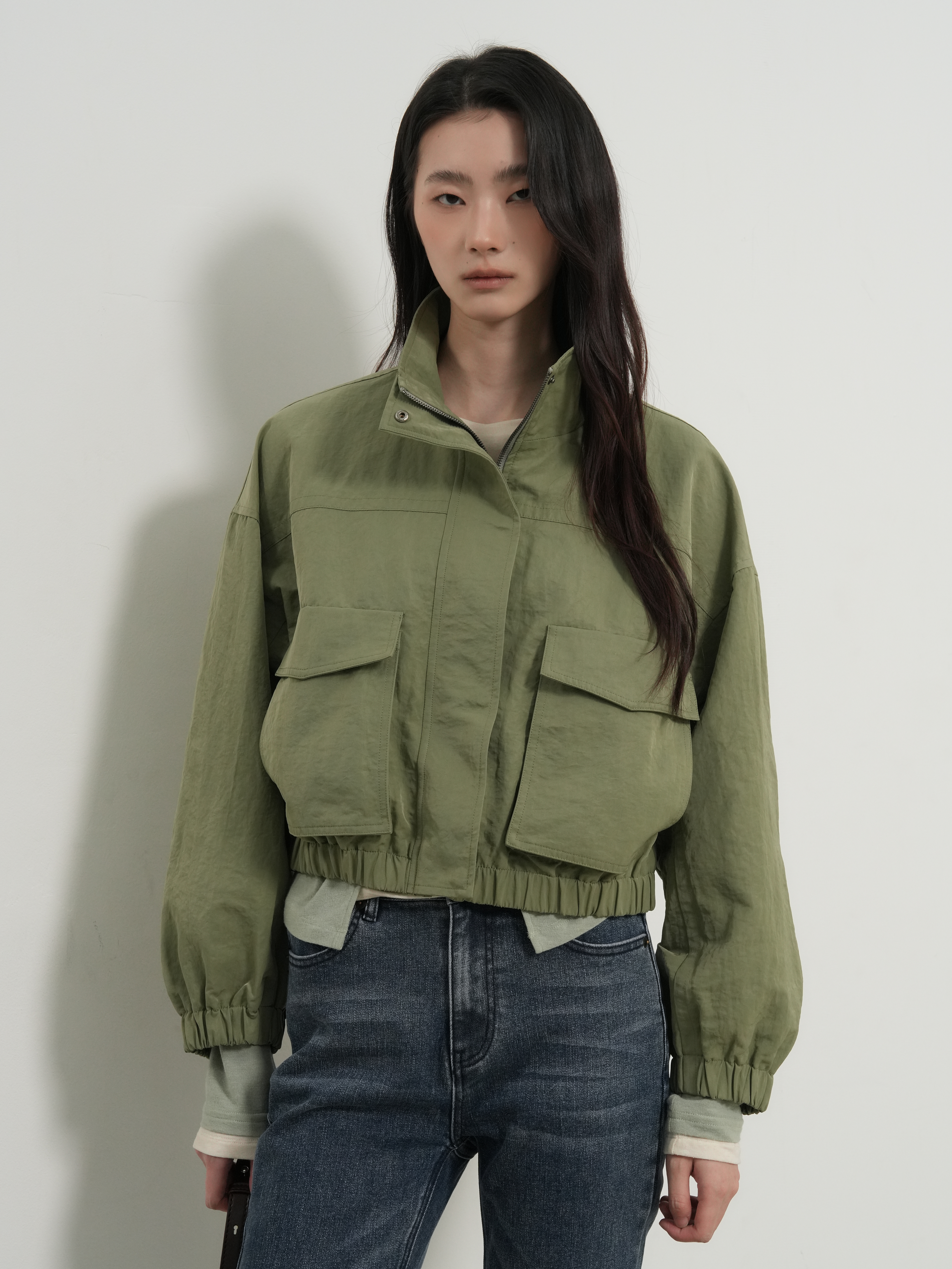 【限定商品】ビッグポケットセミクロップジャケット