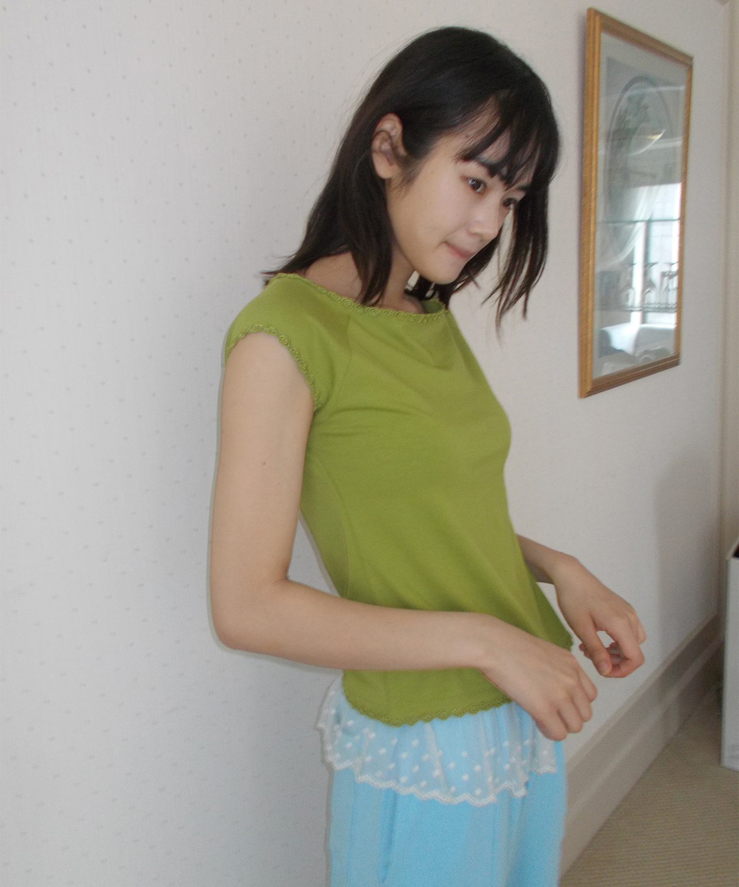 韓国商品/PESTO PESTO PATCHWORK T-SHIRT TRIPLE STORE ::