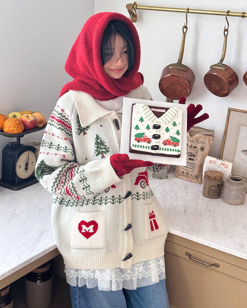 ハートノルディック柄ニット | ファッション通販サイト NUGU