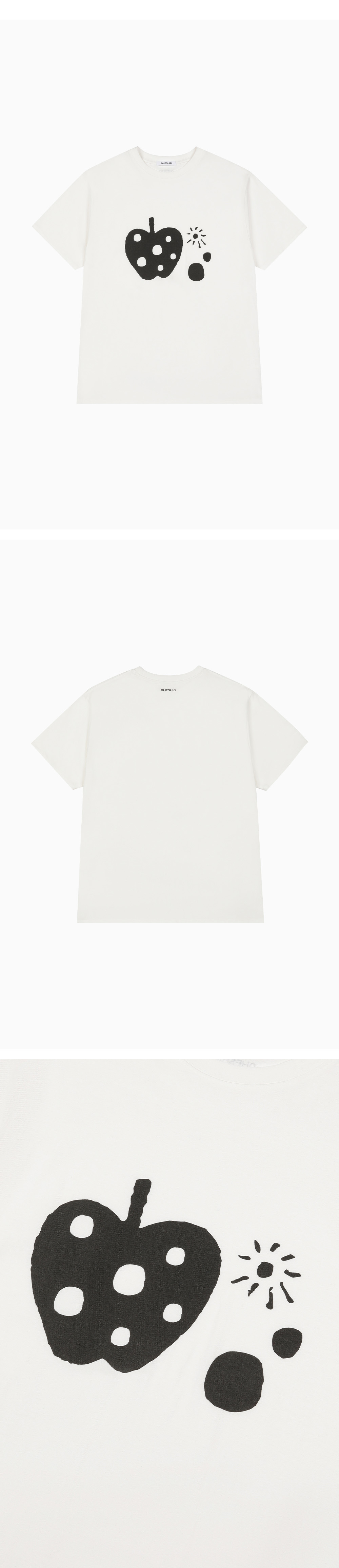 トップス oheshio APPLE DOT OVERFIT T-SHIRT OHESHIO □ APPLE DOT OVERFIT T-SHIRT