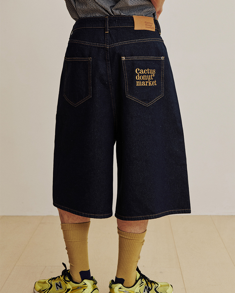 Non-Fade Bermuda Denim Shorts - Blue