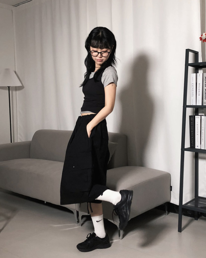 カーゴゴムワイドハーフパンツ | ファッション通販サイト NUGU