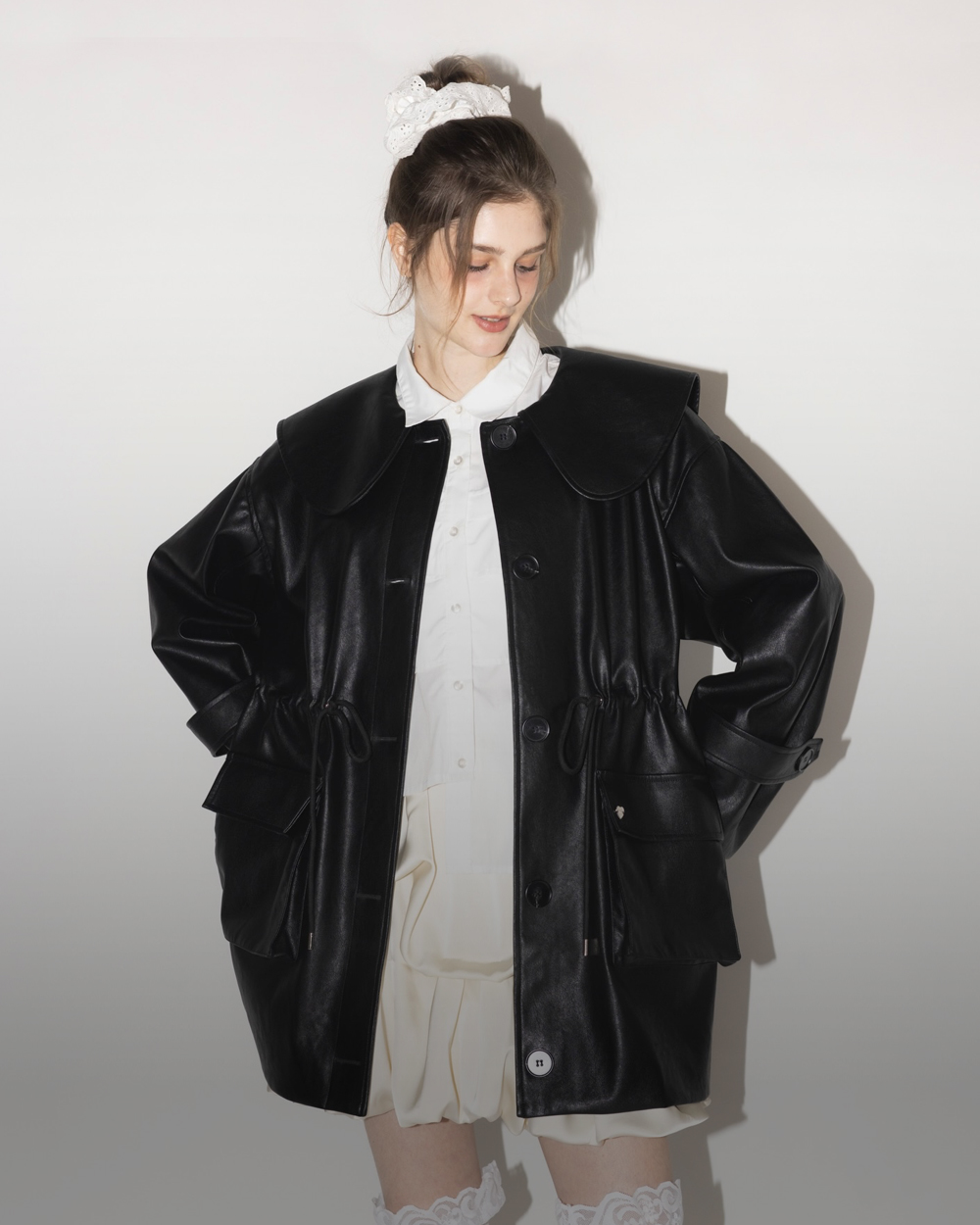 よっち✰Vesgioia ラクーン　グラデーションファーコートベスジョーヤ VESGIOIA ベスジョーヤ - レディース ダウン・中綿コート -waja bazar