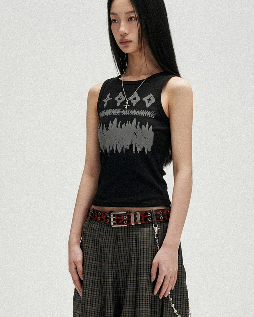 W Silent Wake Sleeveless - Black