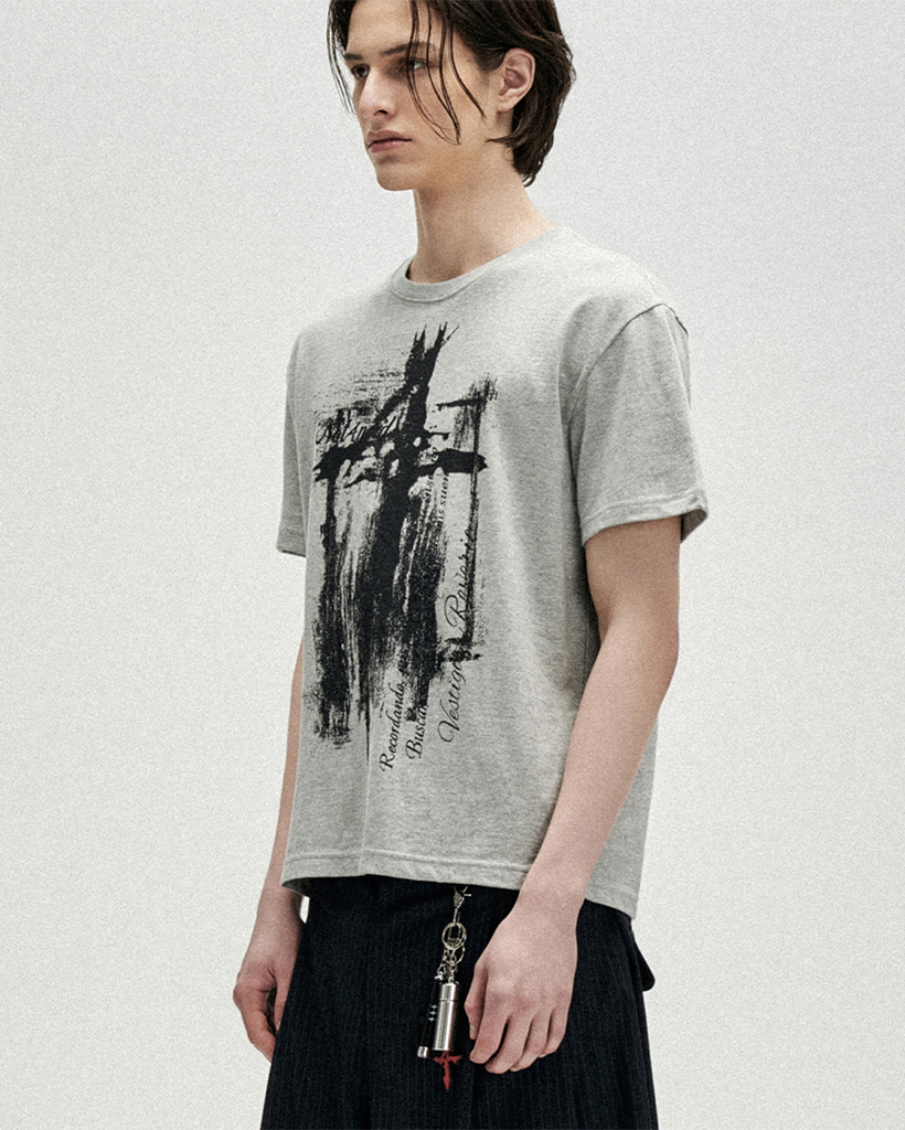 After Collapse Regular Fit T-Shirts - Grey