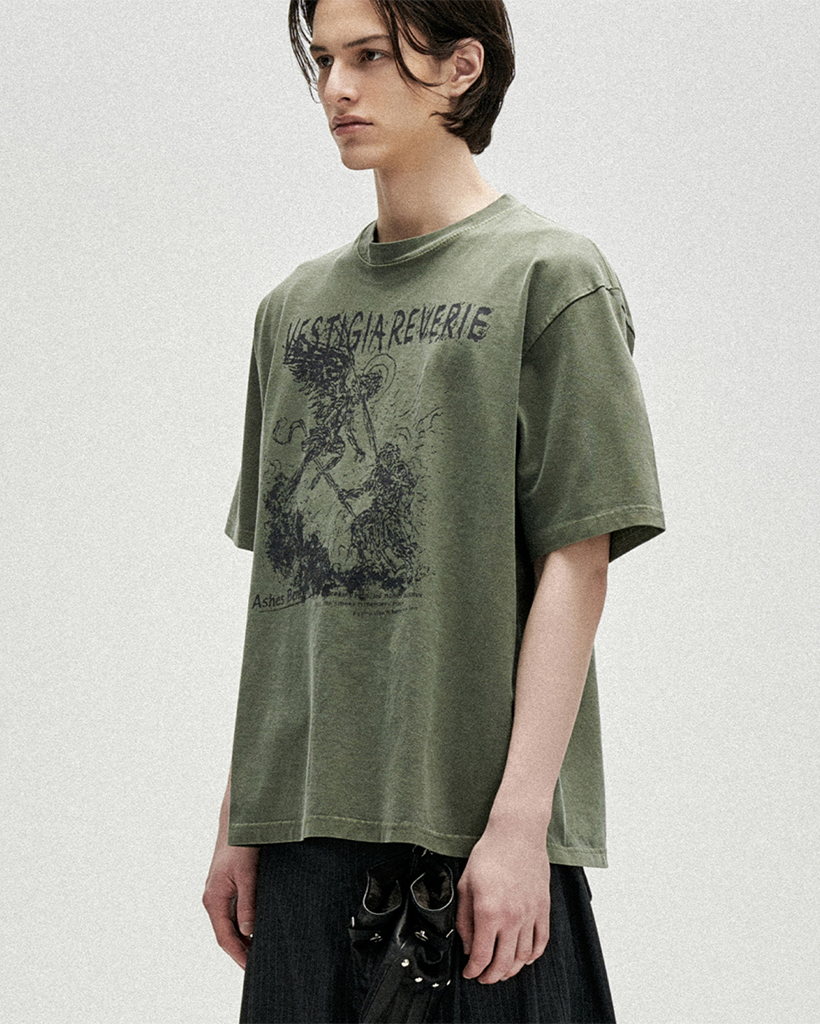 Uprising Pigment T-Shirts - Khaki