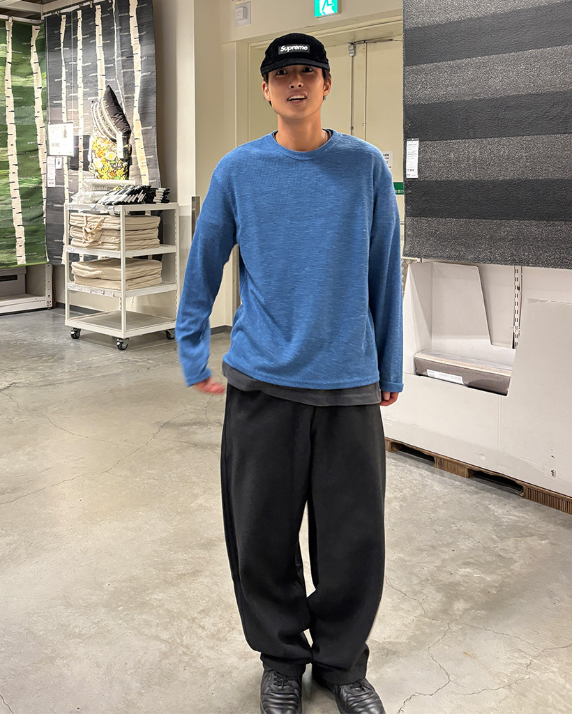 ユニセックス ルーズフィット 長袖Tシャツ