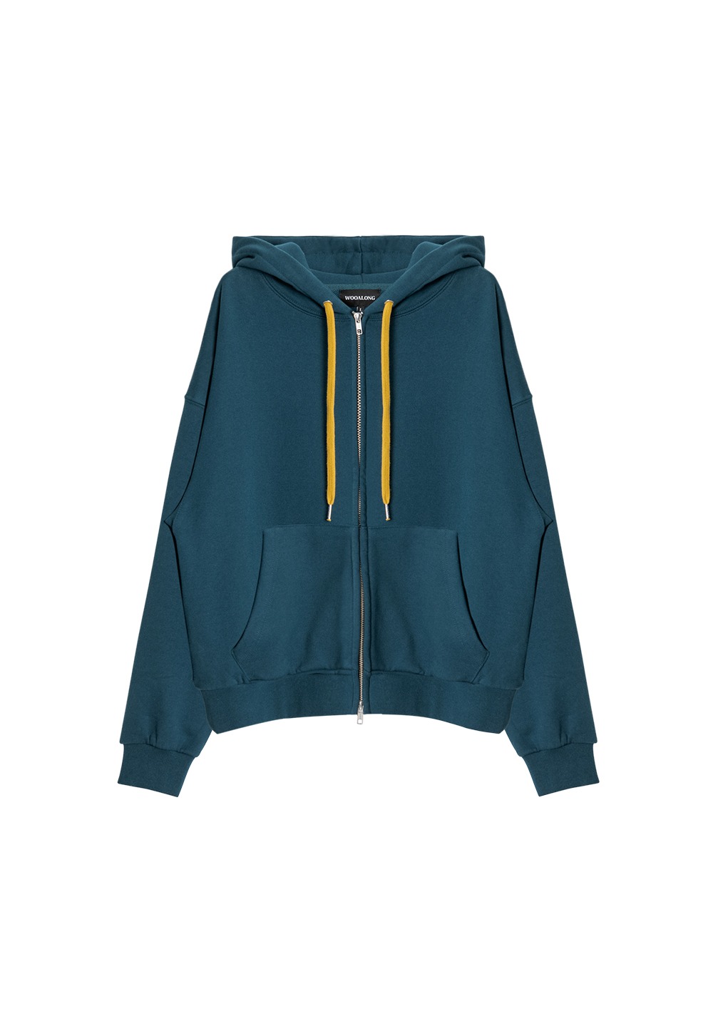 [WOOALONG]★24FW★韓国人気★Signature slim Hood WOOALONG】☆韓国大人気☆Signature hood zip-up (WOOALONG