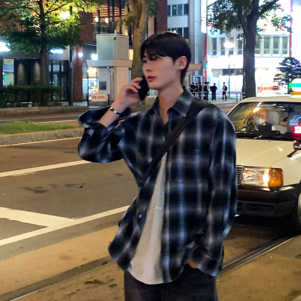 3colors]オンブレチェックシャツ | ファッション通販サイト NUGU