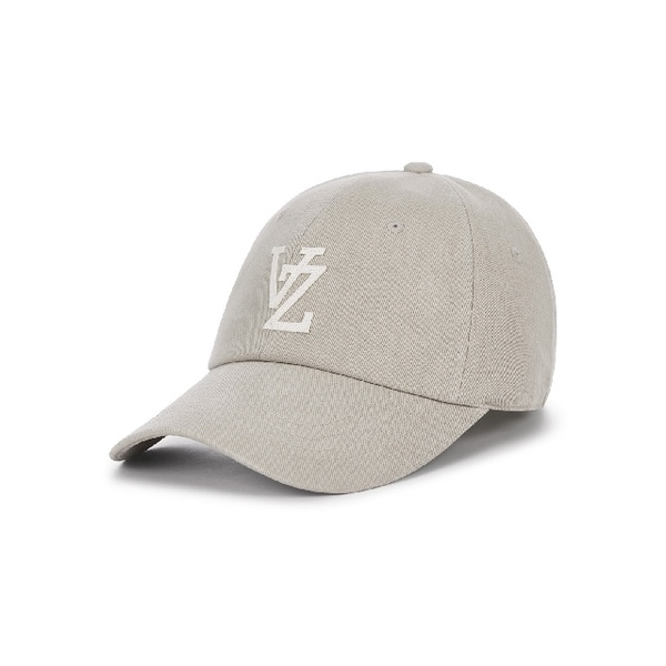 Monogram Applique Over Fit Washing Ball Cap Beige