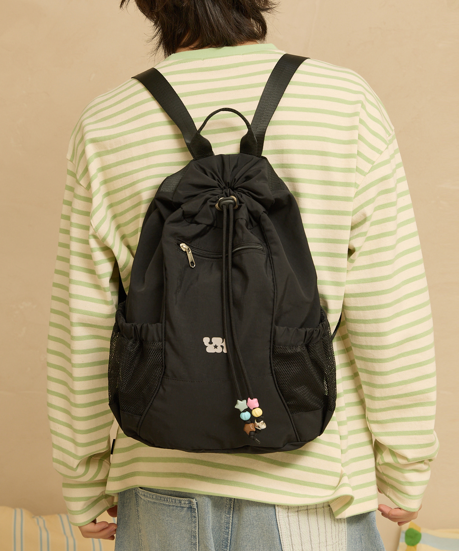 韓国限定レーベル] WL BUCKET BAG MINI - cream ノースフェイス